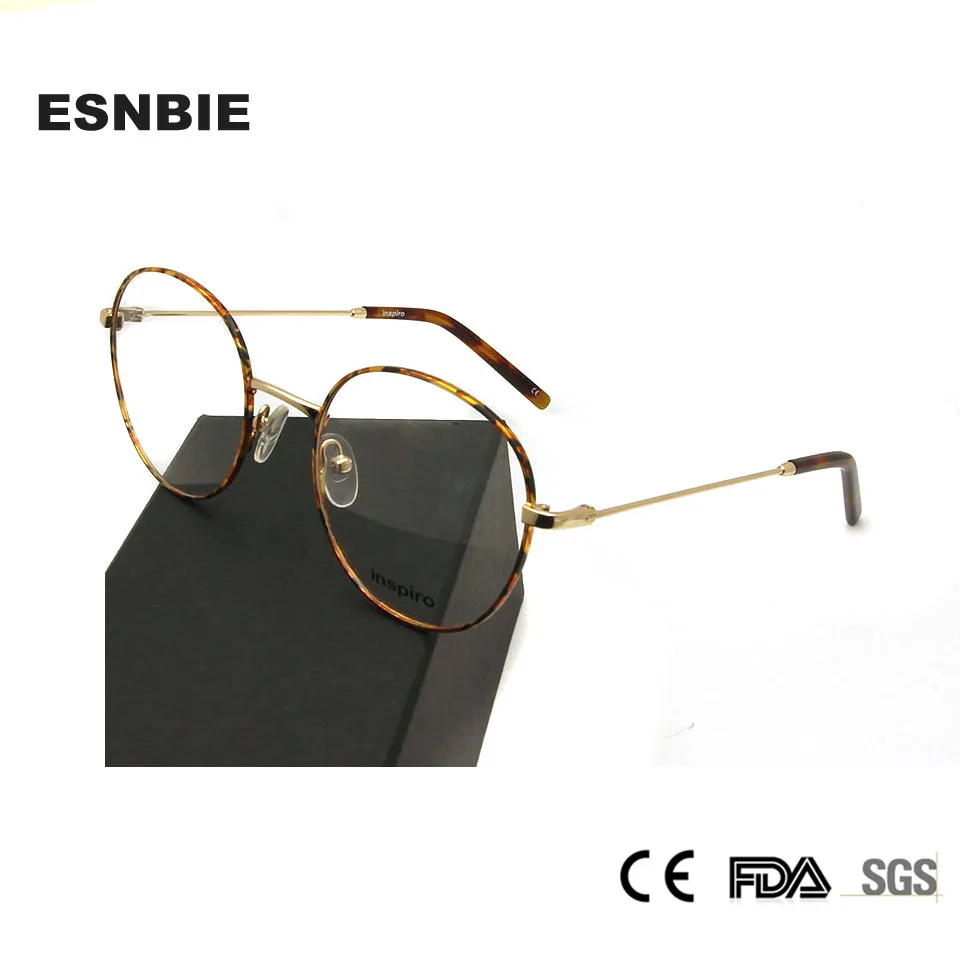 ESNBIE Alloy Ultralight Korean Eyewear Round Frames Women Myopia Glasses Frame For Men 51MM Oculos De Grau Feminino
ESNBIE Alloy Ultralight Korean Eyewear Round Frames Women Myopia Glasses Frame For Men 51MM Oculos De Grau Feminino