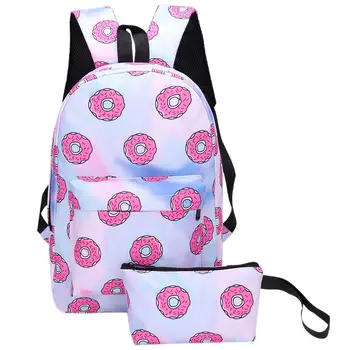 Backpack Bag Korean Version Of The Printed Student Bag Cute Small Fresh Travel Backpack 2 Sets 
Backpack Bag Korean Version Of The Printed Student Bag Cute Small Fresh Travel Backpack 2 Sets