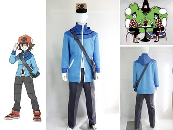 Cosplaydiy Anime Pokemon Black and White Versions Cosplay Hilbert Touya Costume Women Men Halloween Outfits Carnival Clothes
Cosplaydiy Anime Pokemon Black and White Versions Cosplay Hilbert Touya Costume Women Men Halloween Outfits Carnival Clothes