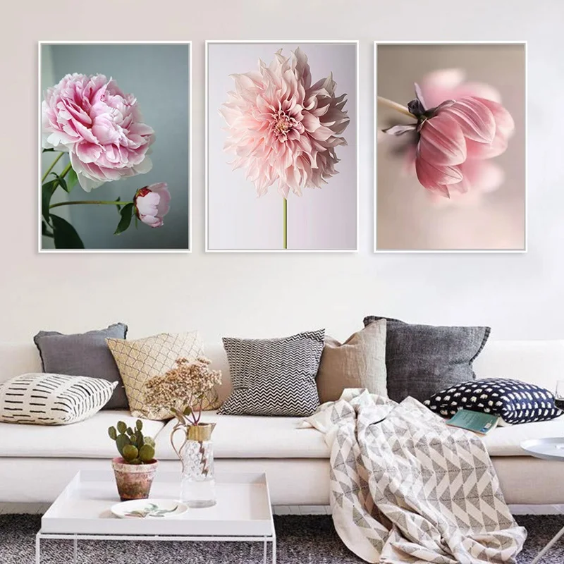 Painting Abstract Blooming Pink Flowers Pictures Modular Wall Art Prints Canvas Painting For Living Room Modern Home Decoration
Painting Abstract Blooming Pink Flowers Pictures Modular Wall Art Prints Canvas Painting For Living Room Modern Home Decoration