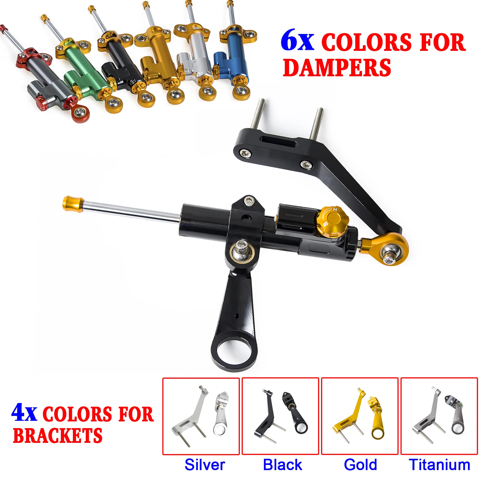 Motorcycle Stabilizer Steering Damper Mount Bracket Support Kit For Honda CBR954RR CBR 954RR CBR 954 RR 2002 2003
Motorcycle Stabilizer Steering Damper Mount Bracket Support Kit For Honda CBR954RR CBR 954RR CBR 954 RR 2002 2003