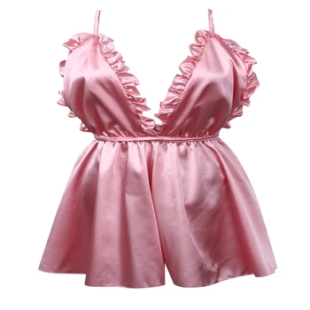 Womens Sexy Nightwear Spaghetti Strap Nightgown Mini Polyester Sleep shirts Female Women Sleepwear Night Dress Plus Size
Womens Sexy Nightwear Spaghetti Strap Nightgown Mini Polyester Sleep shirts Female Women Sleepwear Night Dress Plus Size