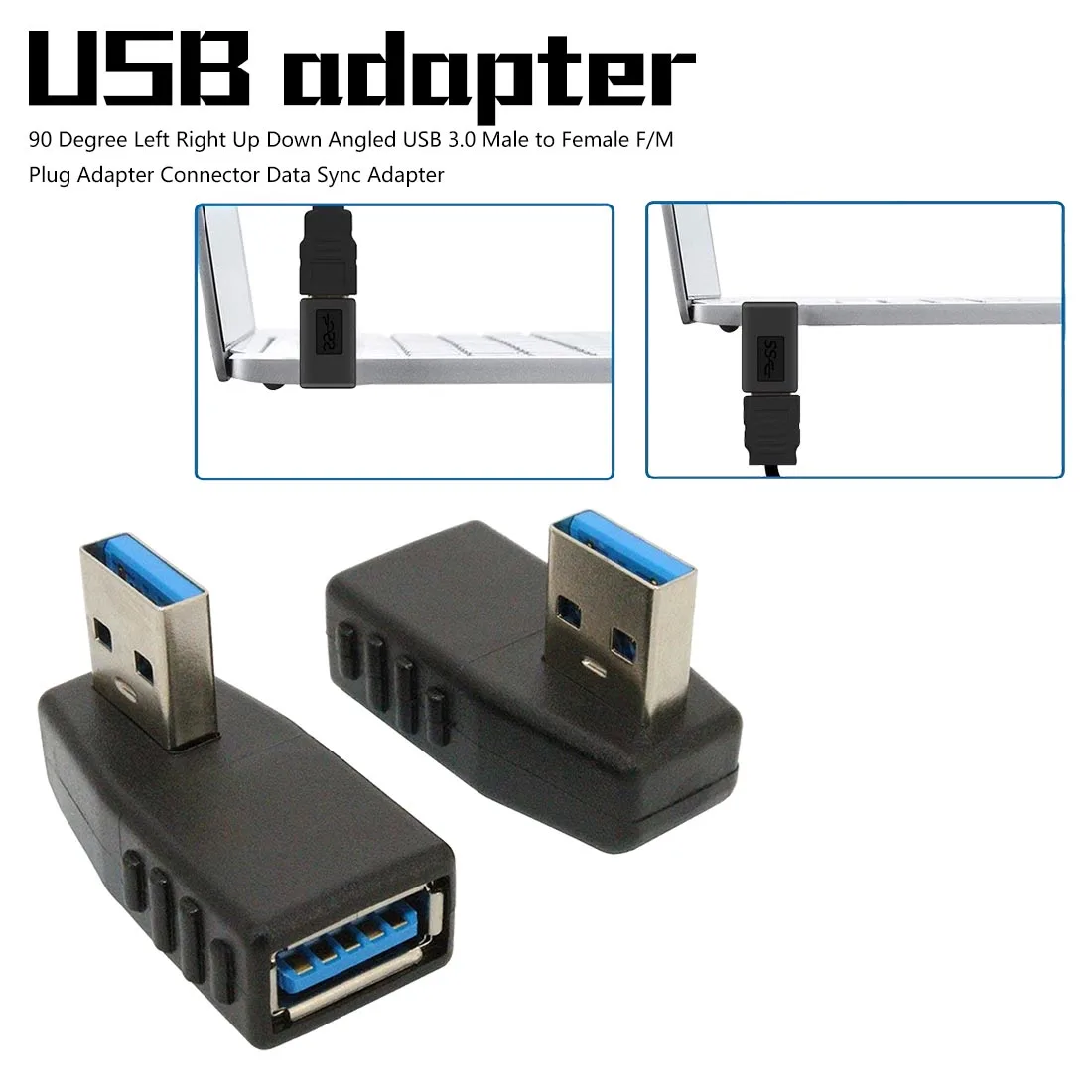 90 Degree Mini Usb Left Right Up Down Angled USB 3.0 Male to Female FM Plug Adapter Micro Usb Adapter
90 Degree Mini Usb Left Right Up Down Angled USB 3.0 Male to Female FM Plug Adapter Micro Usb Adapter
