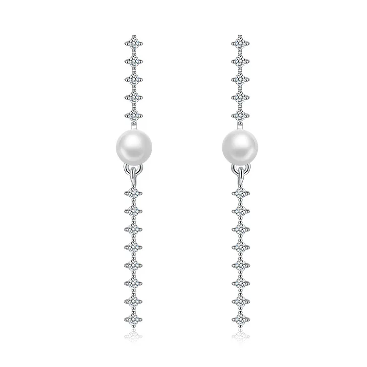 Free Shipping Fashion Korean 925 Sterling Silver Pearl Long Earrings Female Temperament Simple Star Jewelry
Free Shipping Fashion Korean 925 Sterling Silver Pearl Long Earrings Female Temperament Simple Star Jewelry