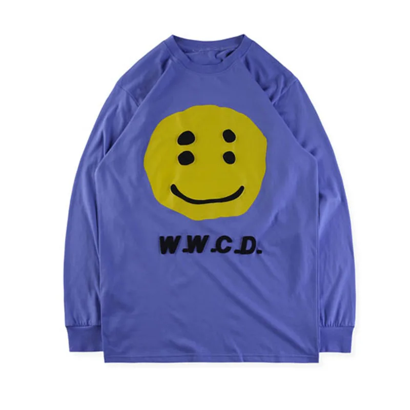 Asap Rocky Smiley Face Long Sleeve T-Shirt Cpfm W.W.C.D Men Women Graffiti Smiley Face T Shirt Fashion Face Top Tees
Asap Rocky Smiley Face Long Sleeve T-Shirt Cpfm W.W.C.D Men Women Graffiti Smiley Face T Shirt Fashion Face Top Tees