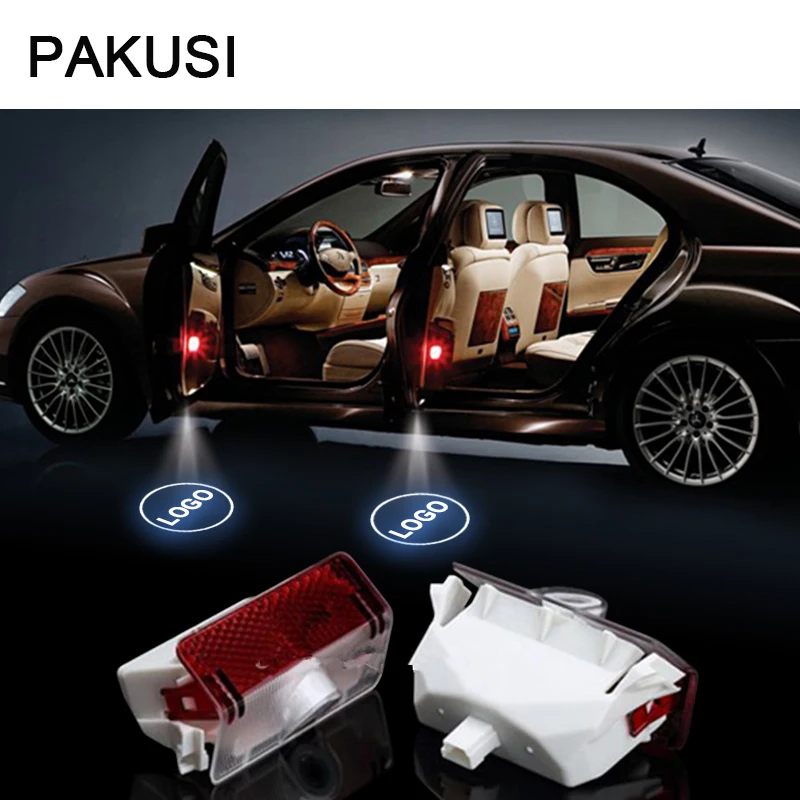 PAKUSI Car LED Door Welcome Light For Mercedes GLK A B Class X204 W169 W168 W245 Accessories Benz Projector logo lamp Styling
PAKUSI Car LED Door Welcome Light For Mercedes GLK A B Class X204 W169 W168 W245 Accessories Benz Projector logo lamp Styling