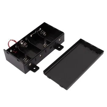 FFYY-Wire Leaded Battery Holder Case Box with Cover for 4 x D Size Batteries
FFYY-Wire Leaded Battery Holder Case Box with Cover for 4 x D Size Batteries