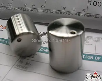 1PCS 20*25mm Brushed stainless steel 304 potentiometer switch knob
1PCS 20*25mm Brushed stainless steel 304 potentiometer switch knob