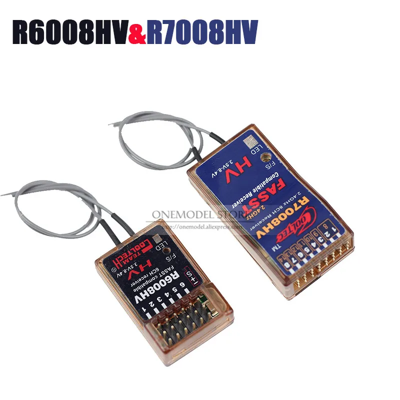 Cooltech 2.4G 6 Channel R6008HV 8CH-13CH R7008HV Recivers Compatible with FUTABA FASST Receiver for 6EX 7C TM-7 TM-8 T8FG
Cooltech 2.4G 6 Channel R6008HV 8CH-13CH R7008HV Recivers Compatible with FUTABA FASST Receiver for 6EX 7C TM-7 TM-8 T8FG