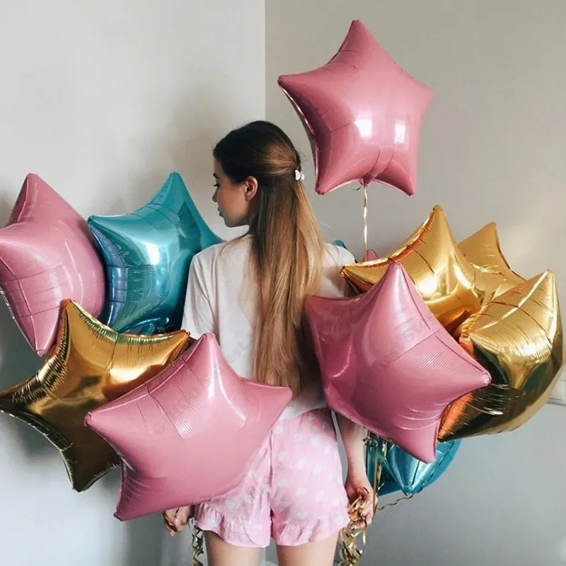 10pcs 18inch Star Balloons Birthday Wedding Party 1st baby shower Decoration inflatable helium kids Toy foil gift globos supplie
10pcs 18inch Star Balloons Birthday Wedding Party 1st baby shower Decoration inflatable helium kids Toy foil gift globos supplie