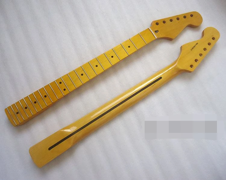 1 PCS electric guitar neck 22 products Maple fingerboard lemon yellow light lacquer handles
1 PCS electric guitar neck 22 products Maple fingerboard lemon yellow light lacquer handles