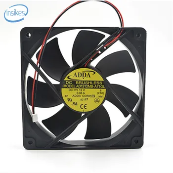 AD1212MB-A71GL Chassis Mute Power Dedicated Cooling Fan DC 12V 0.33A 3.69W 2050RPM 12025 120*120*25mm 12cm 2 Wires
AD1212MB-A71GL Chassis Mute Power Dedicated Cooling Fan DC 12V 0.33A 3.69W 2050RPM 12025 120*120*25mm 12cm 2 Wires