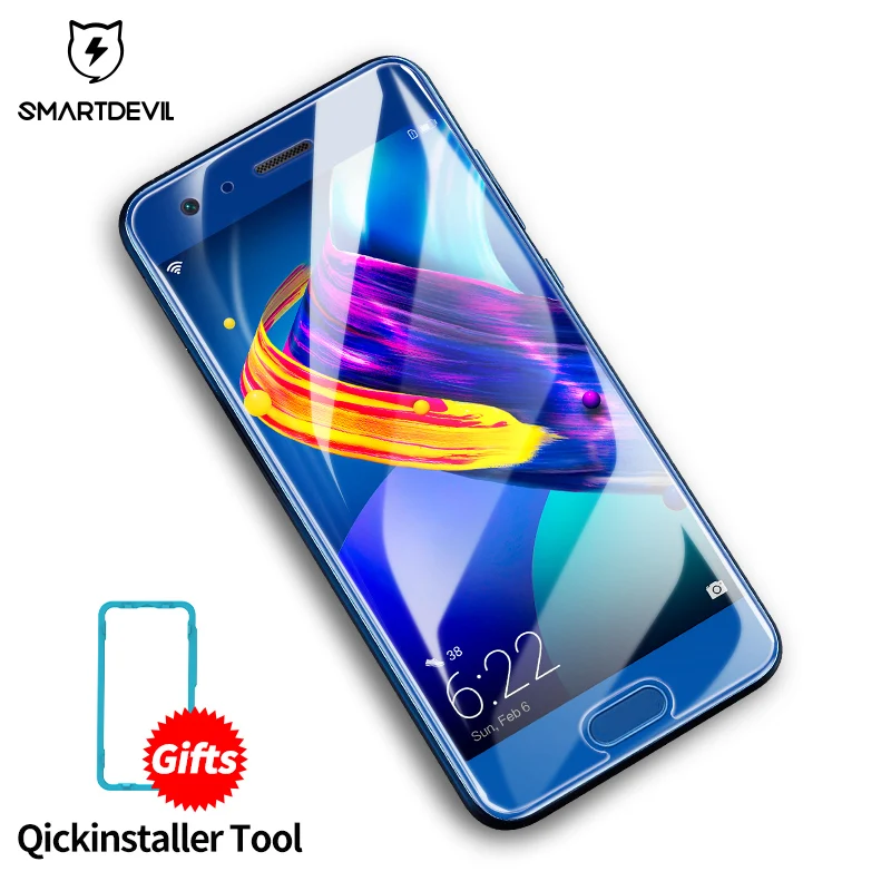 Защитное стекло SmartDevil закаленное 2.5D gra для Huawei honor 9 5 15 | Мобильные телефоны и