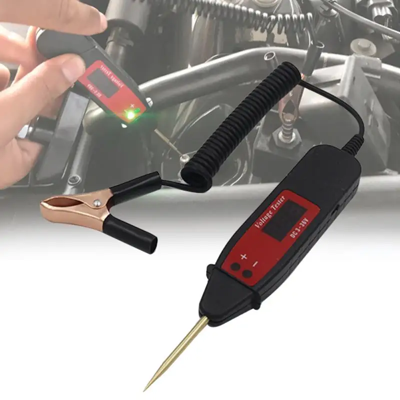 Spring Line Car Digital Display Repair Electric Tester Pen LED Light Detectors Voltage Test Probe
Spring Line Car Digital Display Repair Electric Tester Pen LED Light Detectors Voltage Test Probe