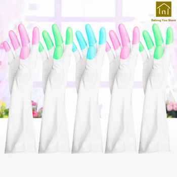 Kitchen Dish Washing Gloves Women Durable Latex Rubber Waterproof Glove Plastic Paint Household Laundry Guantes De Latex QKT050
Kitchen Dish Washing Gloves Women Durable Latex Rubber Waterproof Glove Plastic Paint Household Laundry Guantes De Latex QKT050