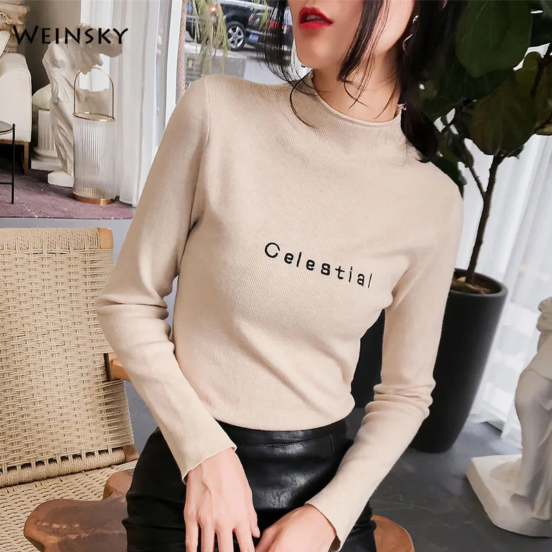 Women Knitted Jumper Sweater And Pullovers Korean Fashion Style Turtleneck Sweater Winter And Autumn 2019 New Black Tops
Women Knitted Jumper Sweater And Pullovers Korean Fashion Style Turtleneck Sweater Winter And Autumn 2019 New Black Tops