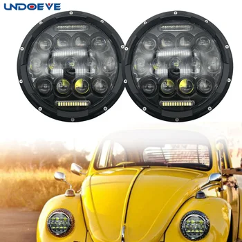 Undoeve 7 Inch LED Round Headlight Conversion for Peterbilt 359 379 75W 6000K Hi/Lo Beam Led Headlamp H4 For UAZ Hunter Nissan
Undoeve 7 Inch LED Round Headlight Conversion for Peterbilt 359 379 75W 6000K Hi/Lo Beam Led Headlamp H4 For UAZ Hunter Nissan