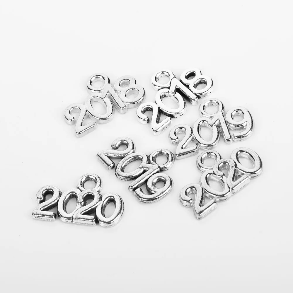 20Pcs Gold Silver Color Years Number 2017 2018 2019 2020 Tibetan Silver Charms Pendants DIY Craft Hot Sale
20Pcs Gold Silver Color Years Number 2017 2018 2019 2020 Tibetan Silver Charms Pendants DIY Craft Hot Sale