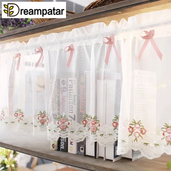 European Country Mediterranean Nordic Romantic Lace Small Curtains Kitchen Bedroom Bay Window Fashion Bow Gauze ML57A
European Country Mediterranean Nordic Romantic Lace Small Curtains Kitchen Bedroom Bay Window Fashion Bow Gauze ML57A