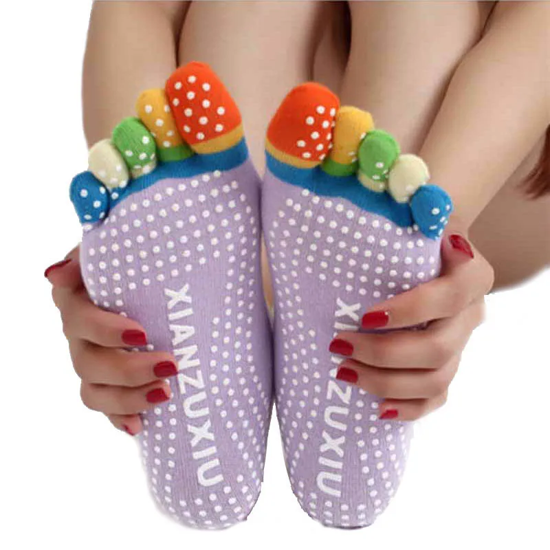 snowshine YLI Womens Fitness 5-Toe Cotton Colorful Non Slip Massage Toe Socks Full Grip socks
snowshine YLI Womens Fitness 5-Toe Cotton Colorful Non Slip Massage Toe Socks Full Grip socks
