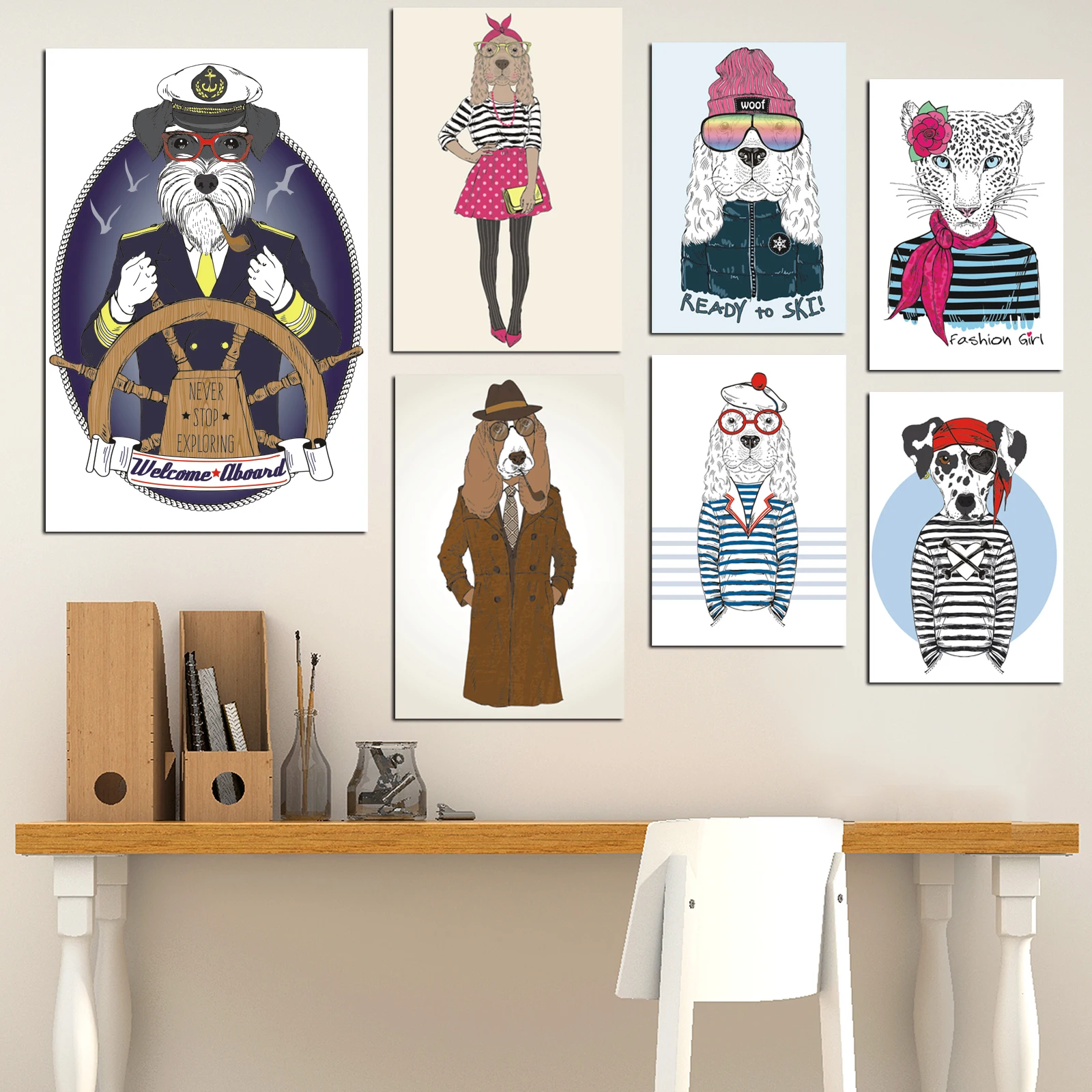Costume Deer Animal Abstract Wall Picture Art Posters and Prints Vintage Scroll Artwork Canvas Painting Nordic Decoration Home
Costume Deer Animal Abstract Wall Picture Art Posters and Prints Vintage Scroll Artwork Canvas Painting Nordic Decoration Home