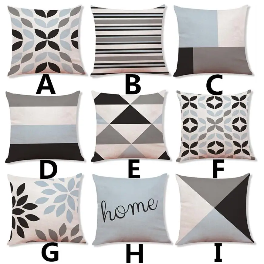 2018 Home Decor Cushion Cover Simple Geometric Throw Pillowcase Pillow Covers Free Drop Shipping JA22
2018 Home Decor Cushion Cover Simple Geometric Throw Pillowcase Pillow Covers Free Drop Shipping JA22