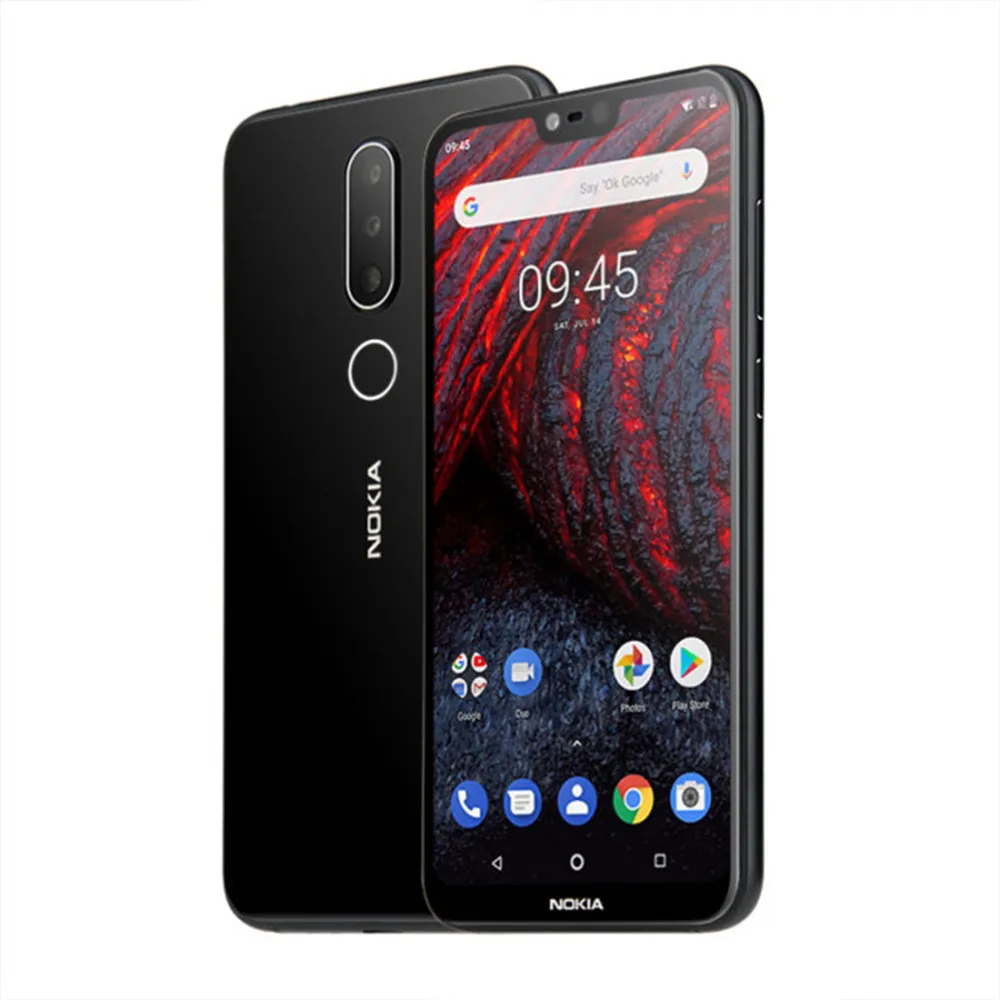 

NOKIA X6 Android Smartphone 4GB RAM 32GB ROM Snapdragon 636 1.8GHz Octa Core 5.8 Inch FHD+ Screen Dual Camera 4G LTE