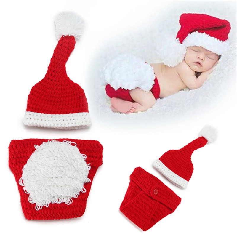 Knitting Christmas Hat Newborn Photography Props Santa Claus Crochet Pompom Baby Hats Baby Photo Props
Knitting Christmas Hat Newborn Photography Props Santa Claus Crochet Pompom Baby Hats Baby Photo Props