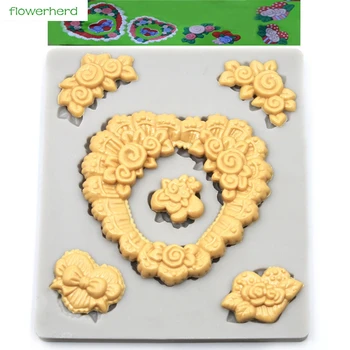 Hearts Push Mould Cake Decorating Tools Fondant Cake Mould Wreath Silicone Mold Cake Lace Making Mold
Hearts Push Mould Cake Decorating Tools Fondant Cake Mould Wreath Silicone Mold Cake Lace Making Mold