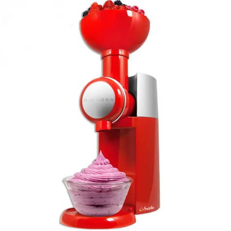 Big Boss Swirlio Frozen Fruit Dessert Maker Fruit Ice Cream Machine Or Electric Ice Cream Maker 110V-240V, EU or US plug
Big Boss Swirlio Frozen Fruit Dessert Maker Fruit Ice Cream Machine Or Electric Ice Cream Maker 110V-240V, EU or US plug