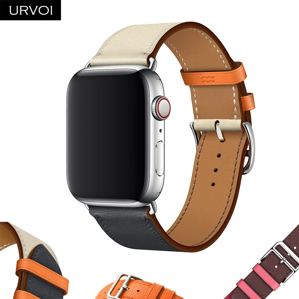 URVOI Single Tour band for apple watch series 5 4 3 2 1 Swift Leather strap for iWatch wrist classic Handmade 2019 noir 40 44mm
URVOI Single Tour band for apple watch series 5 4 3 2 1 Swift Leather strap for iWatch wrist classic Handmade 2019 noir 40 44mm