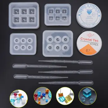 1 Set UV Resin Epoxy Mold Set with Holes for Jewelry Polymer Clay Soap Making Gem Handmade Items DIY Material
1 Set UV Resin Epoxy Mold Set with Holes for Jewelry Polymer Clay Soap Making Gem Handmade Items DIY Material