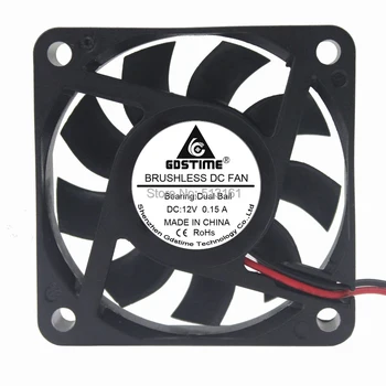 50Pcs Gdstime 60mm PC CPU Cooling Fan 12V 2 Pin Computer Case Cooler Quiet 60X60X15MM Ball Brg
50Pcs Gdstime 60mm PC CPU Cooling Fan 12V 2 Pin Computer Case Cooler Quiet 60X60X15MM Ball Brg