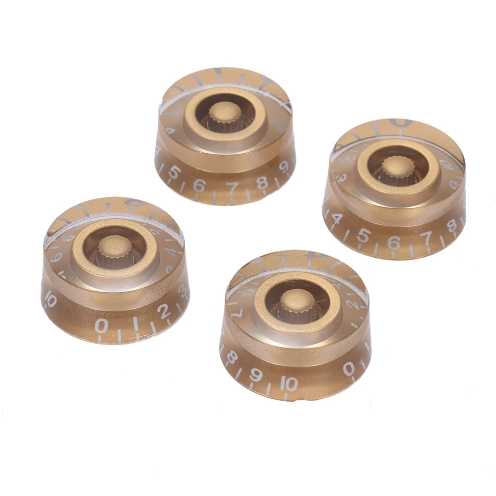 4pcs Speed Volume Tone Control Knobs for Gibson Les Paul Guitar Replacement Electric Guitar Parts Golden
4pcs Speed Volume Tone Control Knobs for Gibson Les Paul Guitar Replacement Electric Guitar Parts Golden