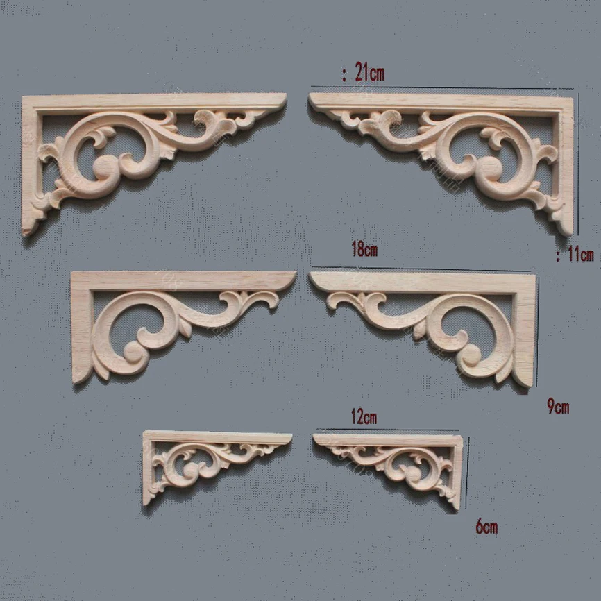 Wood Carving Decal Corner Applique Frame Decorate Doors Decorative Figurines Wooden Miniatures Decorative Wood Appliques
Wood Carving Decal Corner Applique Frame Decorate Doors Decorative Figurines Wooden Miniatures Decorative Wood Appliques