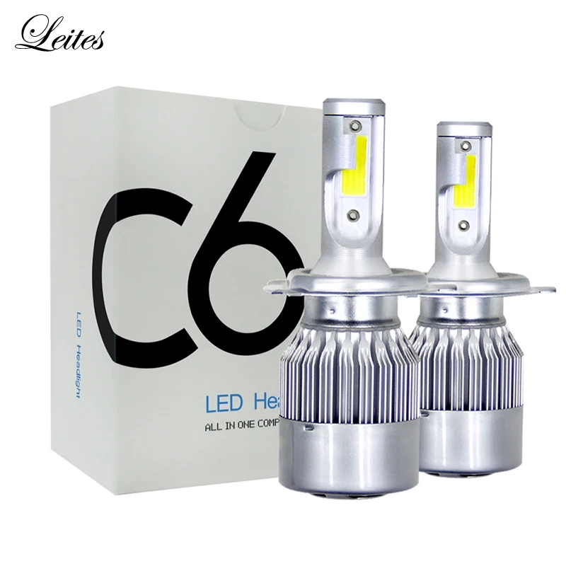 Leites 20pair High Power LED 72W 7600LM 6000k Super White Bulbs C6 H1 H3 H7 9005 9006 H11 H4 Led Headlight For Fog Car Headlight
Leites 20pair High Power LED 72W 7600LM 6000k Super White Bulbs C6 H1 H3 H7 9005 9006 H11 H4 Led Headlight For Fog Car Headlight