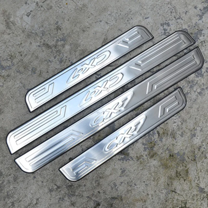 Car Accessories For Mazda CX-7 CX 7 CX7 Door Sill Scuff Plates Protector Door Sills Pedal guards Car Styling Sticker 2007-2016
Car Accessories For Mazda CX-7 CX 7 CX7 Door Sill Scuff Plates Protector Door Sills Pedal guards Car Styling Sticker 2007-2016