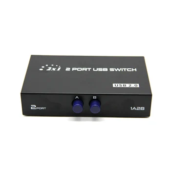 Hot Sale 2 Ports USB 2.0 Sharing Switch Switcher Adapter Box For PC Scanner Printer
Hot Sale 2 Ports USB 2.0 Sharing Switch Switcher Adapter Box For PC Scanner Printer