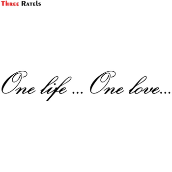 Three Ratels TZ-641 10.6*58cm One Life...One Love...1-3 pieces car stickers and decals auto sticker
Three Ratels TZ-641 10.6*58cm One Life...One Love...1-3 pieces car stickers and decals auto sticker
