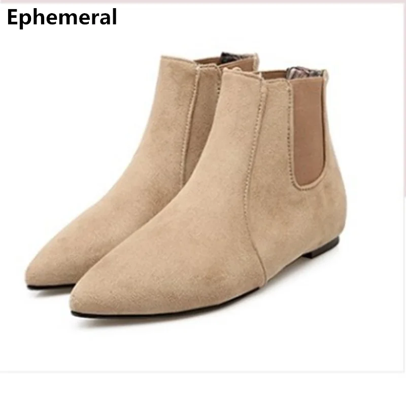 Ladies low heel boots height increasing shoes for women slip-on botas winter add fur and spring pointed toe larger size 34 42 43
Ladies low heel boots height increasing shoes for women slip-on botas winter add fur and spring pointed toe larger size 34 42 43