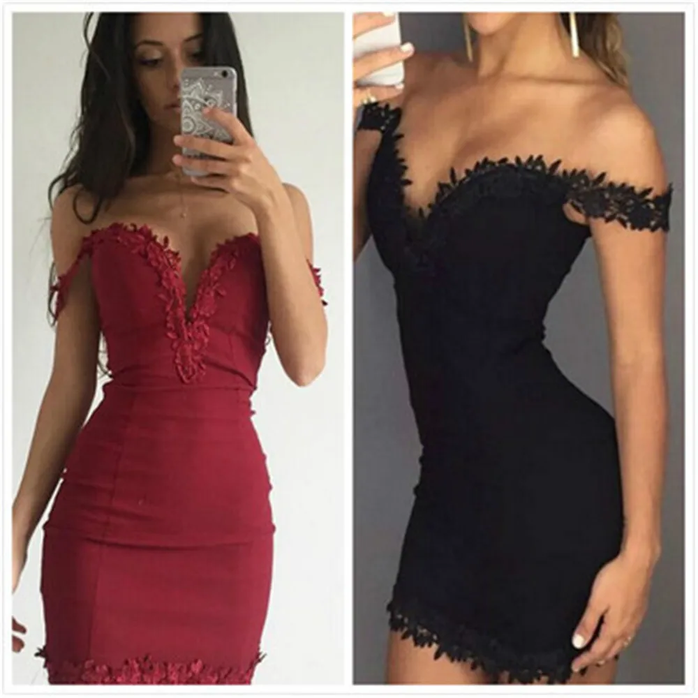 Bodycon Dress Women Spaghetti Strap Sexy Dresses Off Shoulder Flower Lace Deep V-Neck Summer Party Dress Woman Clothing
Bodycon Dress Women Spaghetti Strap Sexy Dresses Off Shoulder Flower Lace Deep V-Neck Summer Party Dress Woman Clothing