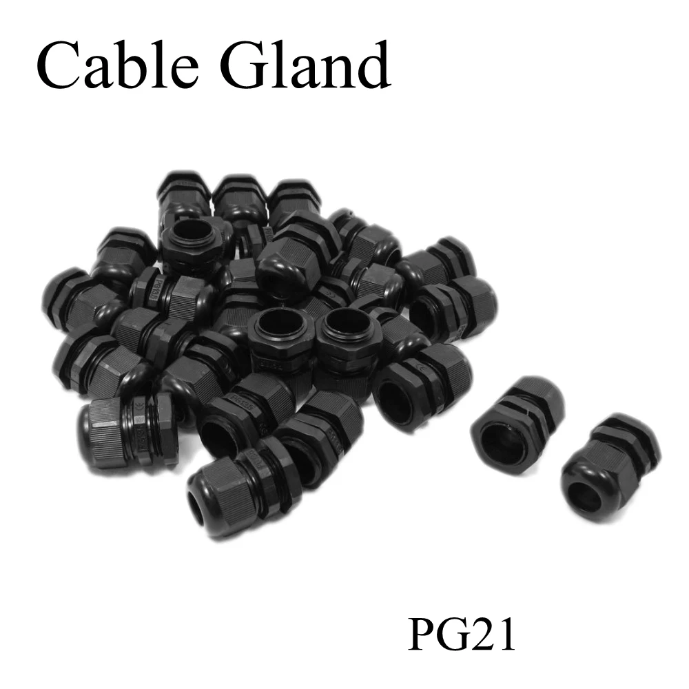 (1 pieces/lot) PG21 IP68 Waterproof Nylon Plastic Cable Gland Connector for 13-18mm Cable Junction Distribution Switch Wire Box
(1 pieces/lot) PG21 IP68 Waterproof Nylon Plastic Cable Gland Connector for 13-18mm Cable Junction Distribution Switch Wire Box