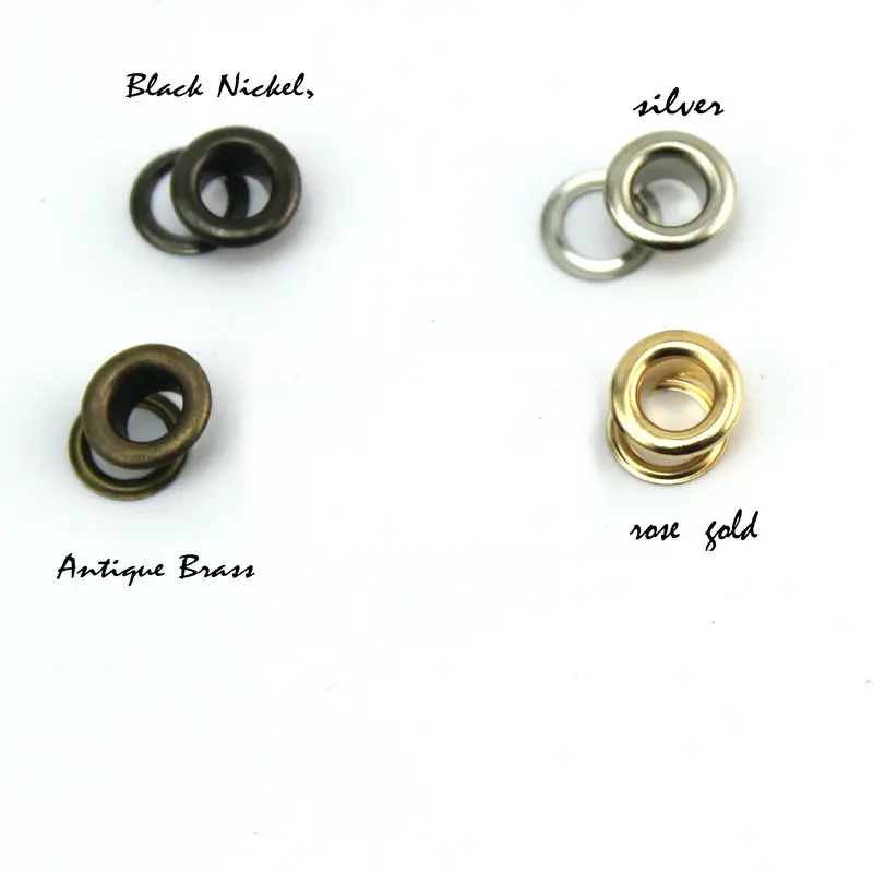 300set 6mm wide-brimmed eyelet Black Nickel rose gold silver metal copper eyelets buttons clothes accessory handbag findings
300set 6mm wide-brimmed eyelet Black Nickel rose gold silver metal copper eyelets buttons clothes accessory handbag findings