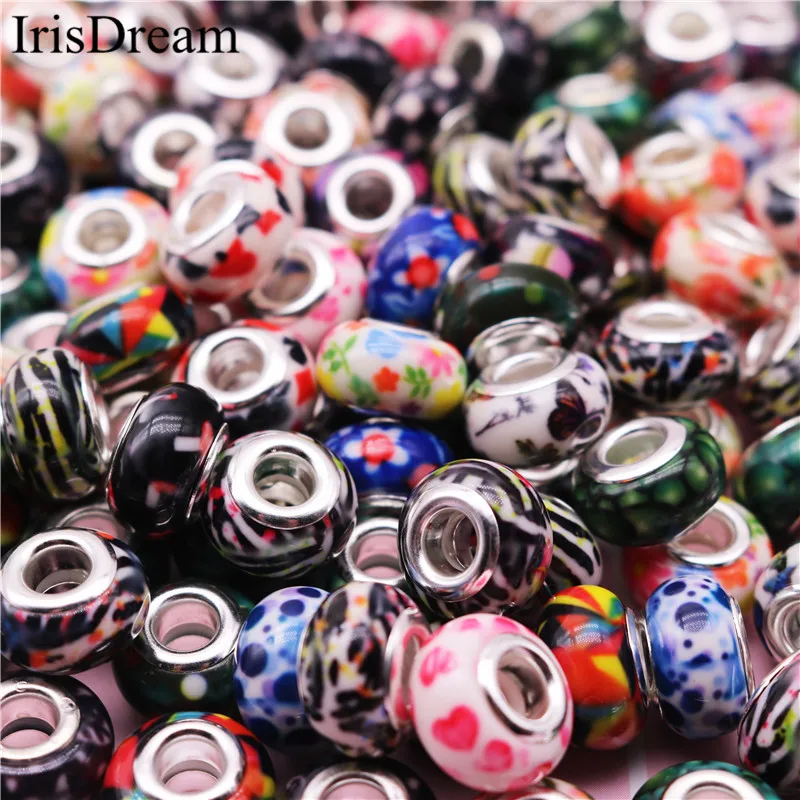 10 pcs lot 15*9mm Round Fimo Clay Spacer Resin Glass Murano Beads For DIY Jewelry Handmade Fit Pandora Bracelet Bangle Chain
10 pcs lot 15*9mm Round Fimo Clay Spacer Resin Glass Murano Beads For DIY Jewelry Handmade Fit Pandora Bracelet Bangle Chain