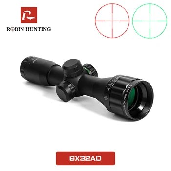 Tratical Hunting Riflescope 6x32 AO Compact Mil-Dot Double Color Illuminated Reticle Riflescope For Hunting Rifle Scope
Tratical Hunting Riflescope 6x32 AO Compact Mil-Dot Double Color Illuminated Reticle Riflescope For Hunting Rifle Scope