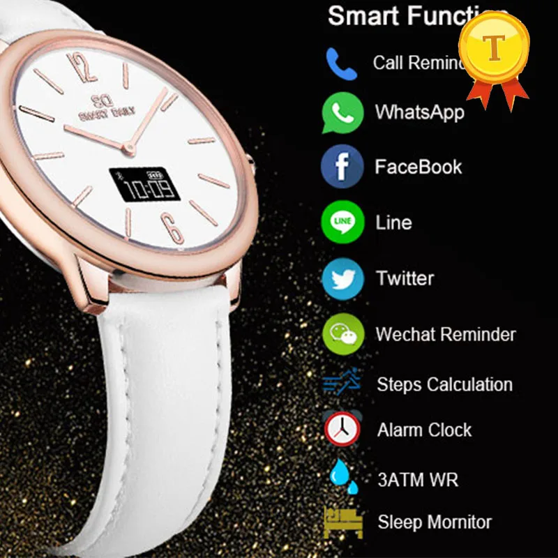 2018 woman wife gift New product Sports luxury stainless steel Bluetooth Smart Watch Smartwatch with Pedometer message reminder
2018 woman wife gift New product Sports luxury stainless steel Bluetooth Smart Watch Smartwatch with Pedometer message reminder