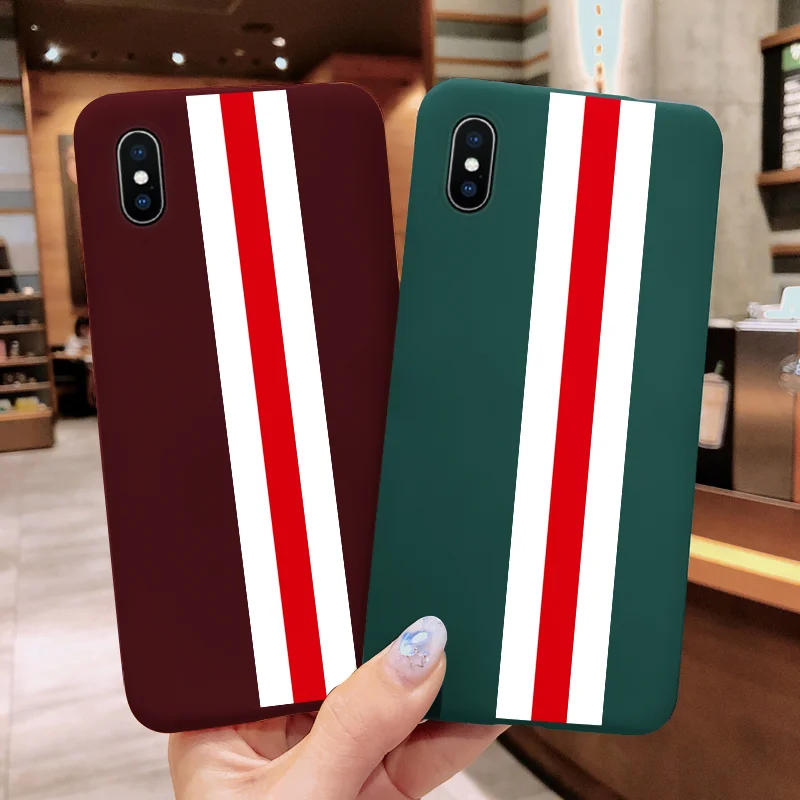 For iphone 6 6 S 7 8 Plus Silicone For TPU iPhone X XS Max XR Stripe Case Coque Soft Matte Colorful Cover For iPhone 7 Plus Case
For iphone 6 6 S 7 8 Plus Silicone For TPU iPhone X XS Max XR Stripe Case Coque Soft Matte Colorful Cover For iPhone 7 Plus Case