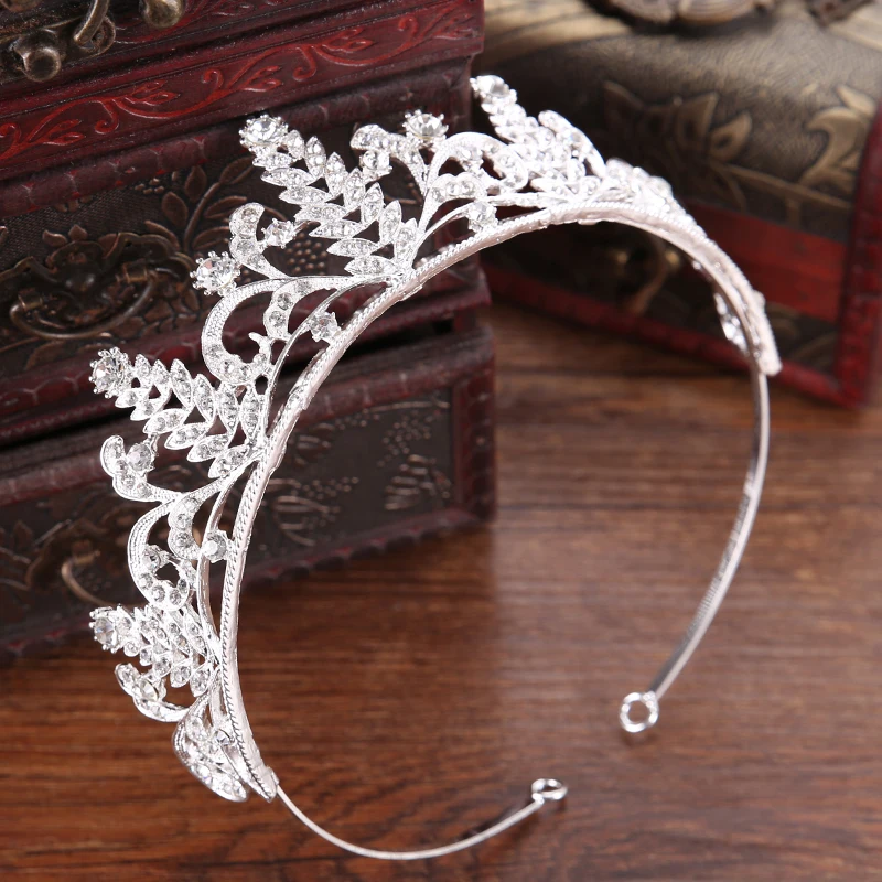 New-Vintage-Hair-Crown-Silver-Crystal-Baroque-tiara-Queen-Wedding-Crown-For-Bride-Hair-Accessories-Rhinestones