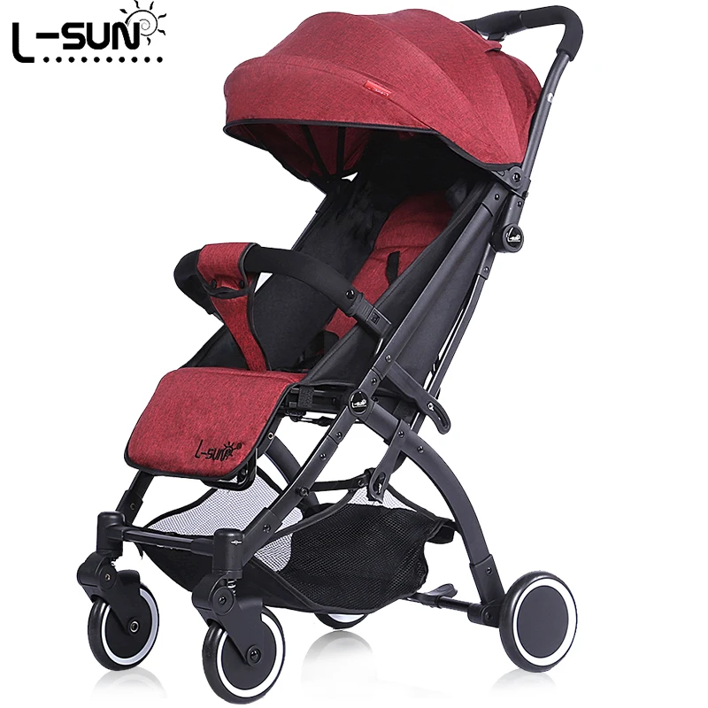 

Small Sun Baby Cart Can Sit and Lie Down pram Fold Children Umbrella Carts Super Light Mini Pocket Carriage