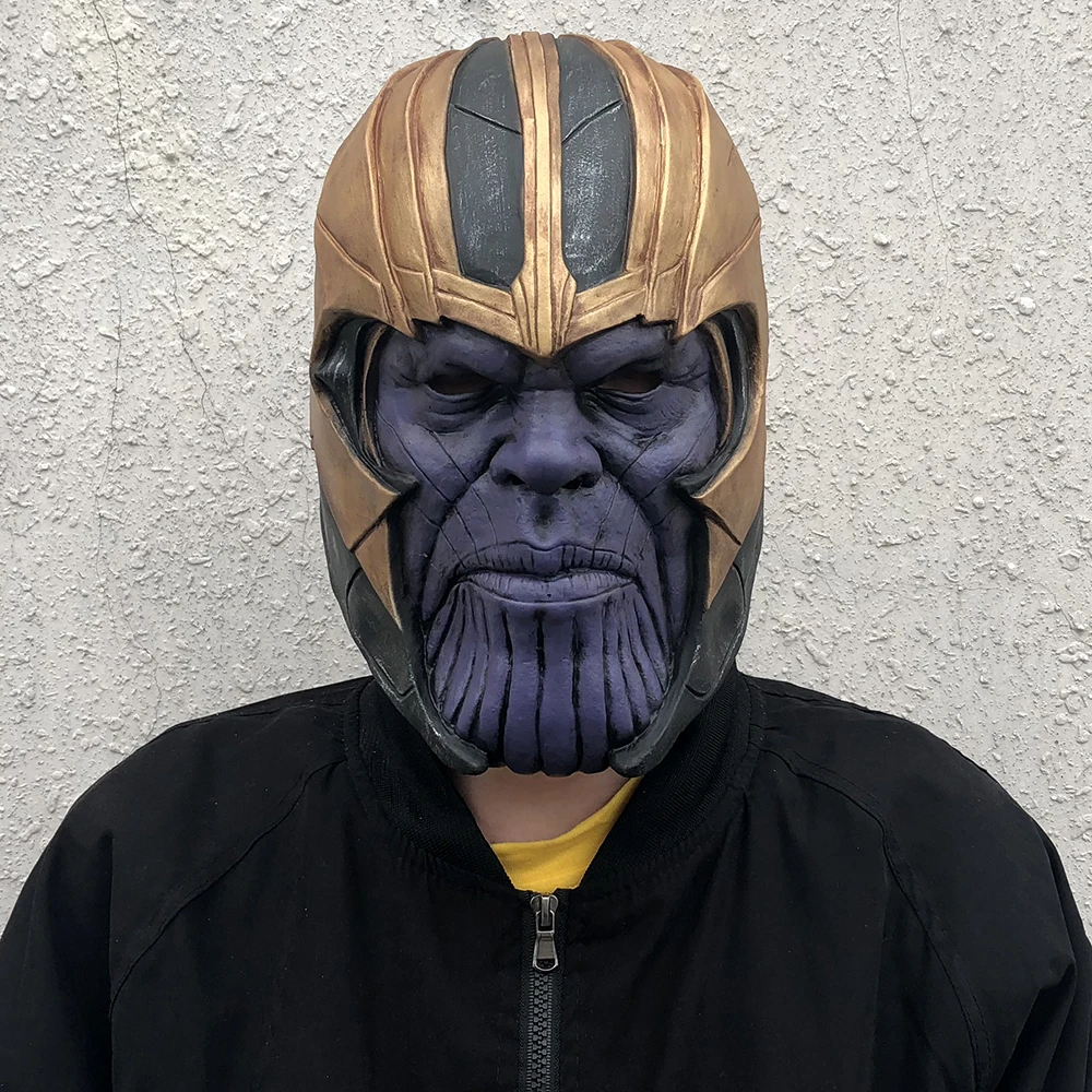 Avengers 4 Endgame Thanos Cosplay Mask Thanos Costume Accessory Latex Masks Halloween Carnival Party Props
Avengers 4 Endgame Thanos Cosplay Mask Thanos Costume Accessory Latex Masks Halloween Carnival Party Props